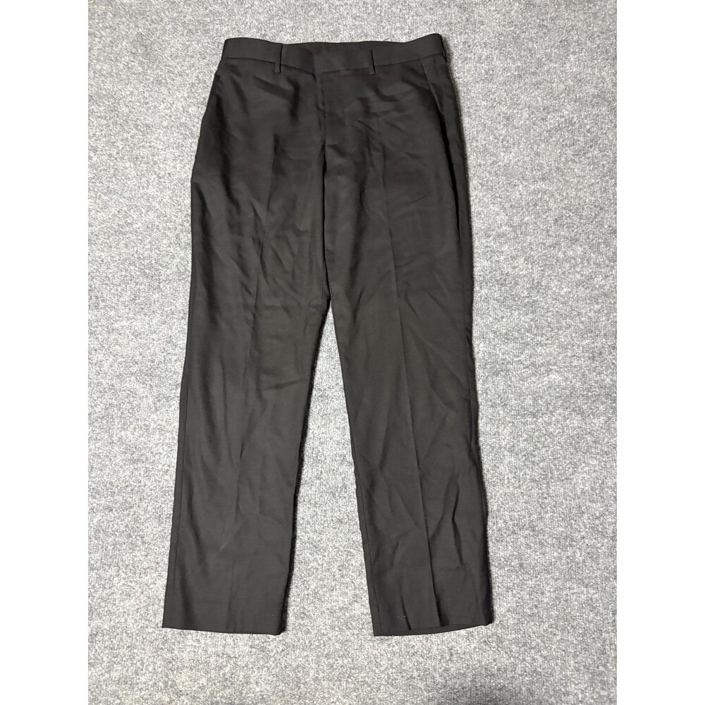 J.CREW Dress Pants Mens 32x30 Black Bowery Slim Stretch Wool Blend Work NEW
